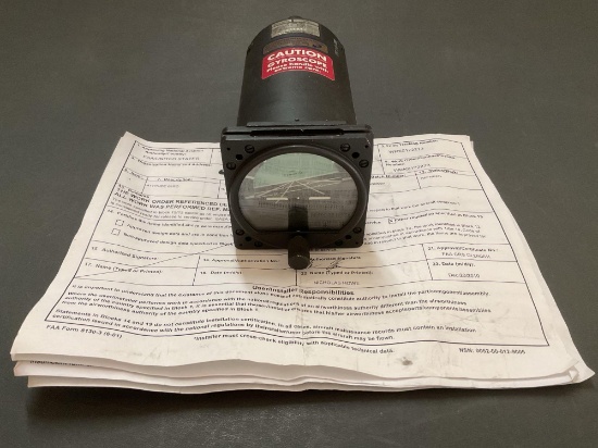 ATTITUDE GYRO 1U149-007-1 ALT# 5000E-11/52D67M (REPAIRED) S/N X38902H