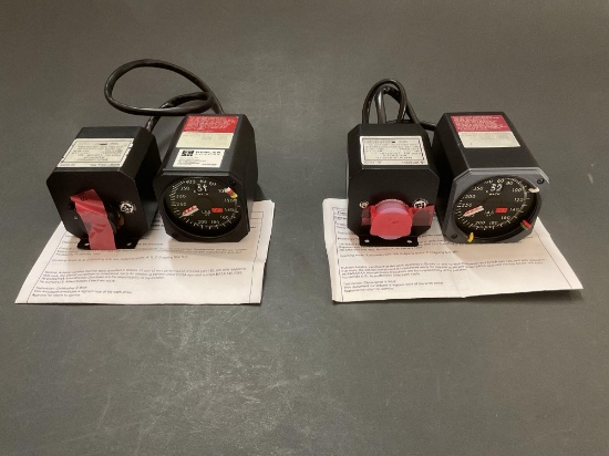MACH AIRSPEED INDICATORS 7005358-902 (1 REPAIRED/1 INSPECTED TESTED)