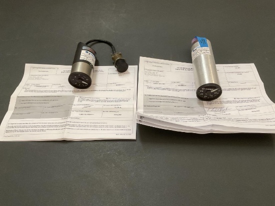 KING AIR TURBINE TEMP INDICATOR 130-380041-11 (OVERHAULED) & TURBINE TACH INDICATOR 130-380044-17
