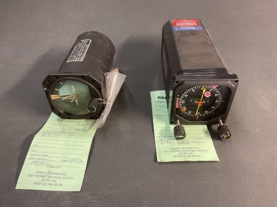 CENTURY NAV INDICATOR 52D136-1333 & ATTITUDE GYRO 23-501-05-2 (BOTH REPAIRABLE)
