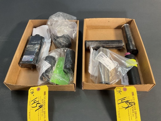 BOXES OF INSTRUMENTS (MOST ALL REMOVED FOR REPAIR)