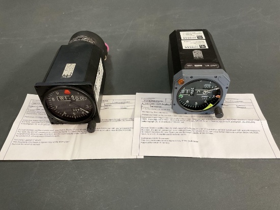 ENCODING ALTIMETER 22702-032 (TESTED 2021) & ALTIMETER 23932-053 (REPAIRED)