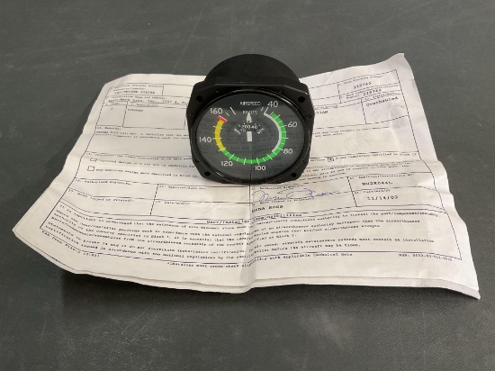 AIRSPEED INDICATOR C66104-0102RX (OVERHAULED 2002)