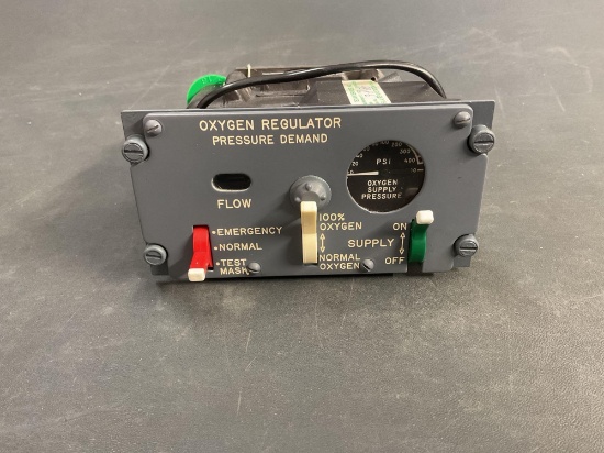 OXYGEN REGULATOR PANEL 29255-10A-A15 (OLD OVERHAUL) S/N 612253