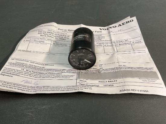 NEW KING AIR FUEL FLOW INDICATOR 90-380009-2, S/N 933