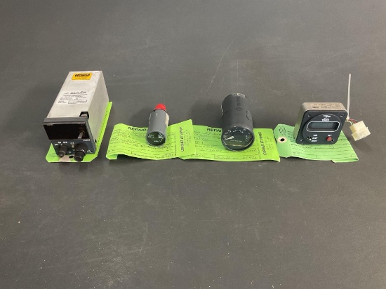 (LOT) COLLINS CTL-32 NAV HEAD 622-6521-013 & INSTRUMENTS (ALL WITH REPAIRABLE TAGS)