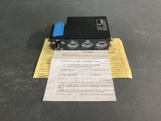 BEECHJET INSTRUMENT CLUSTER 45AS8684-3 ALT# 9053-3021 (OVERHAULED)