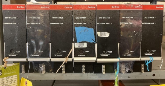 (7) COLLINS GPS-4000A UNITS (MOST WITH REPAIRABLE TAGS)