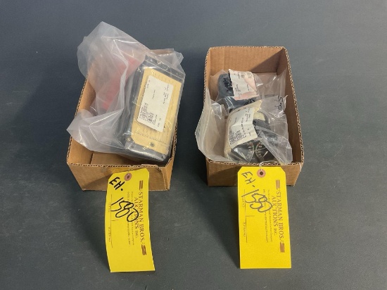 BOXES OF ANGLE OF ATTACK COMPUTER 9-20C1006, WARNING UNIT & INSTRUMENTS