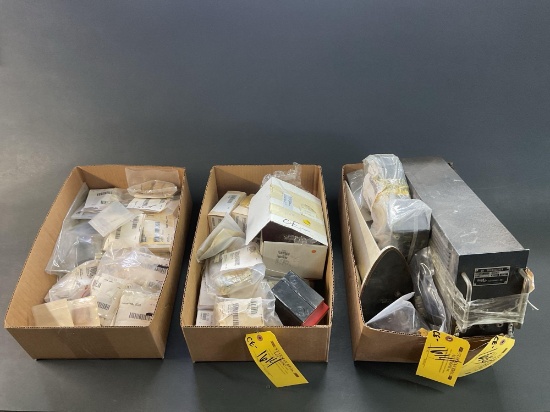 BOXES OF NEW & USED ELECTRICAL & AVIONICS