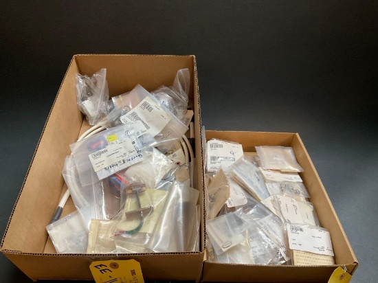 BOXES OF NEW SWITCHES & ELECTRICAL INVENTORY