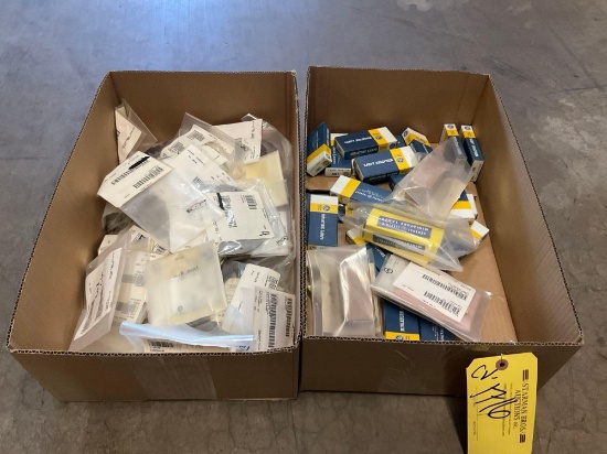 (LOT) NEW MINIATURE LIGHTS, CONNECTORS, AIRFRAME & ELECTRICAL INVENTORY