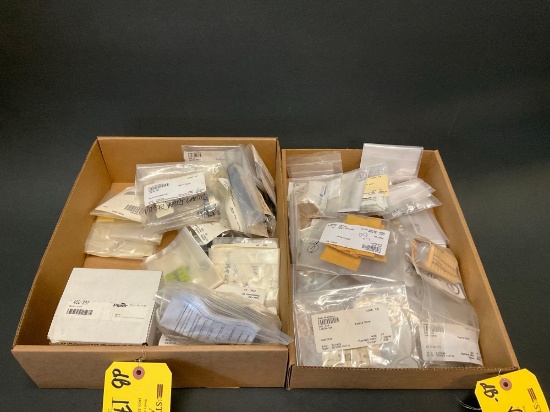 BOXES OF NEW OVERVOLTAGE RELAY B-00266-2, SWITCHES 54368-002, 487-959, 587-903, 588-014, ELECTRICAL