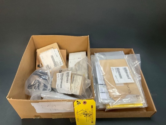 BOXES OF AVIONICS MANUALS & AVIONICS REPAIR INVENTORY