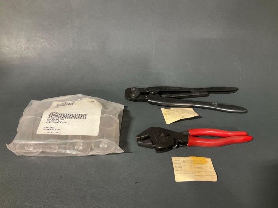 (LOT) PLIERENCH ST78, AMP ST-301 CRIMPER & SUMP CUPS