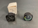 AIRSPEED INDICATOR C661042-0101 & MANIFOLD PRESSURE GAUGE 7-300-35