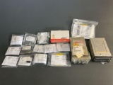 (LOT) NEW DAVID CLARK REPAIR INVENTORY, GARMIN RADIO RACK & USED RADIOS