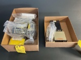 BOXES OF AUDIO PANELS & MISC