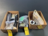 BOXES OF SWITCHING PANELS, ICE DETECTOR, ANTENNA & VARIOUS AVIONICS
