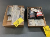 BOXES OF NEW ANNUNCIATOR SWITCHES & NEW/USED AVIONICS