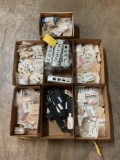 BOXES OF AVIONICS RACKS & REPAIR INVENTORY