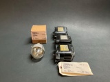 (LOT) GRIMES LANDING LIGHT MOTORS, POSITION LIGHT & RED LENS