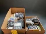 BOXES OF VOLTAGE REGULATORS, TRANSFORMERS & INVERTERS (VARIOUS CONDITIONS)