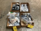 BOXES OF USED ACTUATORS, ELECTRICAL & MISC INVENTORY