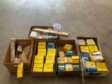 BOXES OF NEW LIGHT BULBS