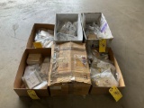 BOXES OF MICROPHONE & HEADSET REPAIR INVENTORY, ELECTRICAL & AVIONICS REPAIR INVENTORY