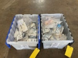 BOXES OF HEADSET REPAIR INVENTORY
