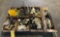 BOXES OF CESSNA STRUT CUFFS, FLAP TRACK, FLAP HANDLES, WHEEL PANT PLATES, ETC