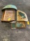 (LOT) WING WINDOWS & GLASS
