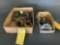 BOXES OF TACHOMETERS, OIL/TEMP CLUSTER & MISC