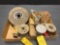 BOXES OF TAIL WHEELS & INVENTORY