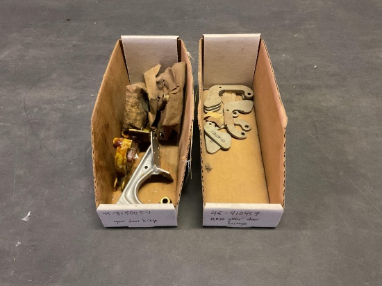BOXES OF N.O.S. T34 GEAR DOOR HINGES 45-410459 & 45-815005-1