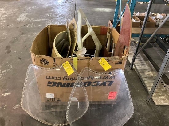 (LOT) CESSNA CITATION WINDOWS, INTERIOR INVENTORY & MISC