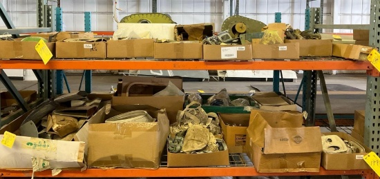 SHELVES OF NEW & USED BEECHCRAFT INVENTORY (DOES NOT INCLUDE RACKS)