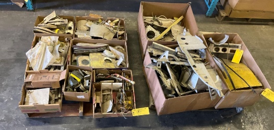 PALLETS OF BONANZA WING BOLTS, PANELS, RIBS, BAFFLING, ETC