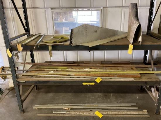 SHELVES OF SEAT TRACK, PANELS, CONTROL RODS, ETC (DOES NOT INCLUDE RACK)