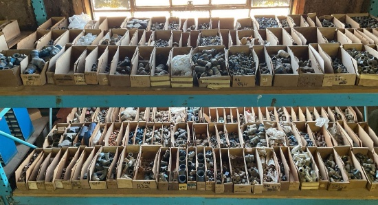 SHELVES OF AN FITTINGS (APPROX 160 BOXES/DOES NOT INCLUDE RACK)