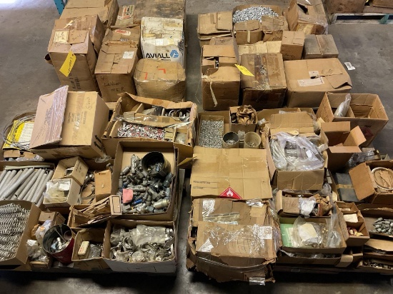 PALLETS OF SPRINGS & HARDWARE (2,100 LBS TOTAL)