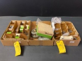 BOXES OF NEW & USED WHEEL & BRAKE REPAIR INVENTORY