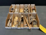 BOXES OF NEW BONANZA BRAKE RESERVOIR, PITOT TUBES, VALVES & MISC