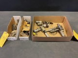 BOXES OF N.O.S. LIFT DETECTORS 151-6, USED LIFT DETECTORS & ACTUATORS