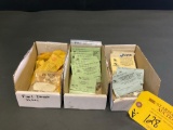 BOXES OF NEW FUEL DRAIN VALVES CAV-180, SA187, SA14, CAV-170, F391-32, ETC