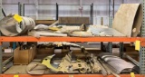 SHELVES OF NEW & USED CESSNA AND BEECHCRAFT AIRFRAME PANELS & INVENTORY (DOES NOT INCLUDE RACKS)