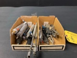 BOXES OF BRAKE MASTER CYLINDERS, ACTUATORS & STEERING RODS A-130-22, 169-380050, ETC