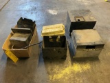(LOT) BATTERY BOXES