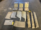 (LOT) NEW & USED BONANZA NOSE GEAR TUNNEL PANELS, SPAR COVERS, ETC